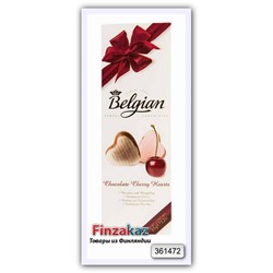 Шоколадные конфеты "сердечки" Belgian Cherry hearts Caja 65 гр