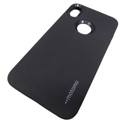Чехол силикон-пластик iPhone XS Max Motomo черный*