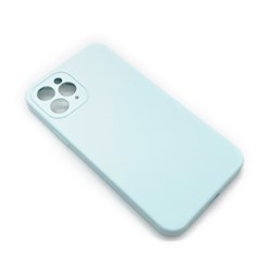 Чехол iPhone 11 Pro Silicone Case (Full Camera/No Logo) №26 Бриллиантово-Голубой