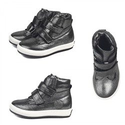 1126-НЗ-БП-08 (черный, 5271) Ботинки ТОТТА на байке из натуральной кожи, размеры 27-30