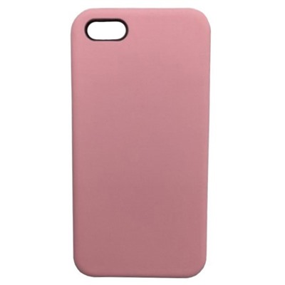 Чехол iPhone 5/5S/SE Silicone Case №6 в упаковке Розовая пудра