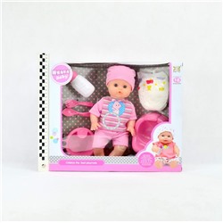 Кукла Пупс набор Baby Ukoka 30см (звук)(пупс+аксессуары)(№8019)