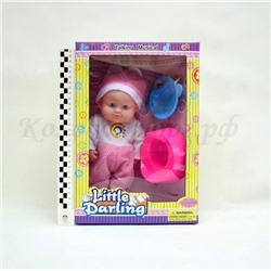Кукла Пупс набор Baby Little Darling 30см (звук)(пупс+аксессуары)(№830)