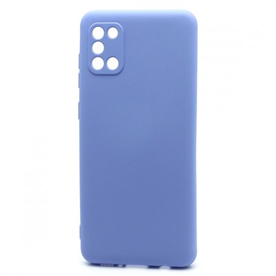 Чехол-накладка Silicone Case NEW ERA для Samsung Galaxy A31 голубой