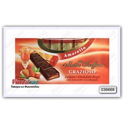 Темный шоколад с амаретто Maitre Truffout 100 гр