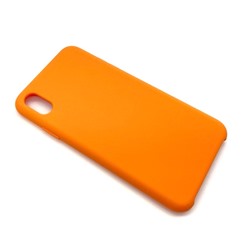 Чехол iPhone X/XS Silicone Case (No Logo) Оранжевый