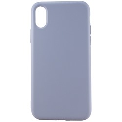 Чехол-накладка Silicone Case New Era для Apple iPhone XS Max серый
