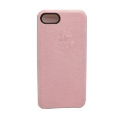 Чехол iPhone 7/8/SE (2020) Alcantara Case в упаковке Розовый