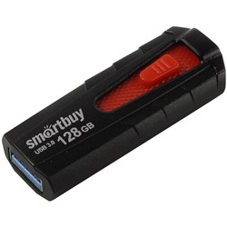 Флеш-накопитель USB 3.0 128GB Smart Buy Iron чёрный/красный