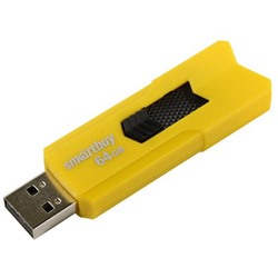 Флеш-накопитель USB 64GB Smart Buy Stream жёлтый