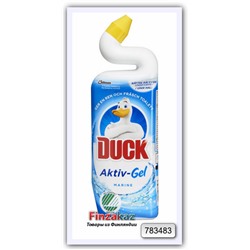 Чистящее средство для унитаза 5в1 (морской)  Duck Aktiv-Gel  750мл