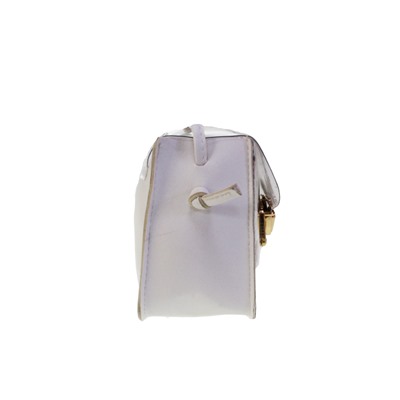 Прозрачная сумочка Electric белого цвета с ремешком через плечо.