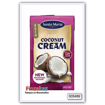 Кокосовые сливки Santa Maria Asia Coconut Cream 250 мл
