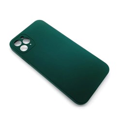 Чехол iPhone 11 Pro Max Silicone Case (Full Camera/No Logo) №08 Зеленый Сосновый Лес