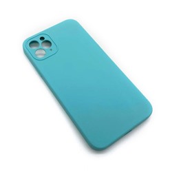 Чехол iPhone 11 Pro Silicone Case (Full Camera/No Logo) №03 Ледяное Синее Море