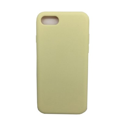 Чехол iPhone 7/8/SE (2020) Silicone Case №51 в упаковке Светло-Желтый