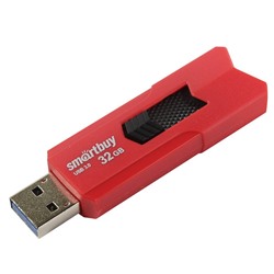 Флеш-накопитель USB 3.0 32GB Smart Buy Stream  красный