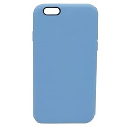 Чехол iPhone 6/6S Silicone Case №38 в упаковке Джинсовый Голубой