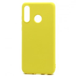 Чехол-накладка Silicone Case NEW ERA для Huawei Honor 20 Lite/20S/P30 Lite желтый