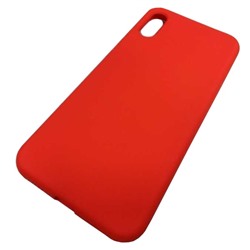 Чехол силиконовый Huawei Honor 8A Soft Touch красный (без отпечатка)*