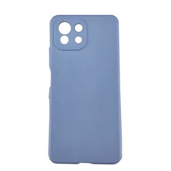 Силиконовый чехол Xiaomi Mi 11 Lite (темно-синий)
