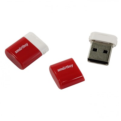 Флеш-накопитель USB 8GB Smart Buy Lara красный