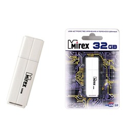 USB накопитель Mirex 32Gb White, шт
