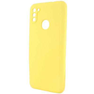 Чехол-накладка Silicone Case NEW ERA для Samsung Galaxy A11/M11 жёлтый