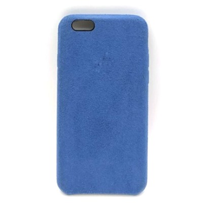 Чехол iPhone 6/6s Alcantara Case в упаковке Синий