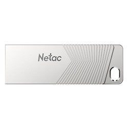 Флэш накопитель USB 128 Гб Netac UM1 3.2 (white/silver) (210702)