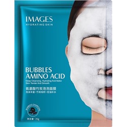 Тканевая пузырьковая маска Images с аминокислотами и бамбуковым углем(29695)