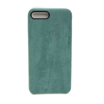 Чехол iPhone 7/8 Plus Alcantara Case в упаковке Зеленый