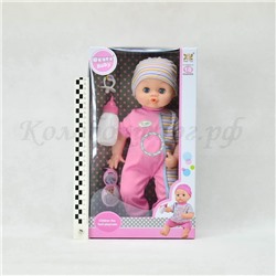 Кукла Пупс набор Baby Ukoka мальчик 37см (звук)(пупс+аксессуары)(№8022)