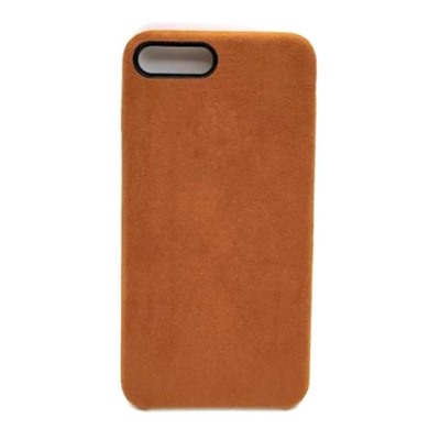 Чехол iPhone 7/8 Plus Alcantara Case в упаковке Коричневый