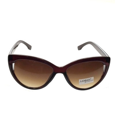 Стильные женские очки Versel лисички шоколадного цвета.