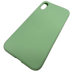 Чехол силиконовый Huawei Honor 8A Soft Touch зеленый (без отпечатка)*