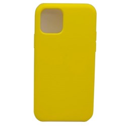 Чехол iPhone 11 Pro Silicone Case №55 в упаковке Ярко-Желтый