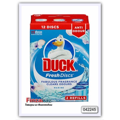 Туалетный диск Duck (океанский бриз) 6 шт