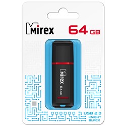 USB 3.0 Flash накопитель 64GB Mirex Knight, чёрный