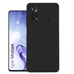 Чехол на Xiaomi Poco X4 Pro 5G силиконовый (черный)
