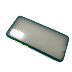 Чехол Samsung S20 (2020) Противоударный Матовый Темно-Зеленый