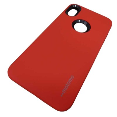 Чехол силикон-пластик iPhone XS Max Motomo красный*