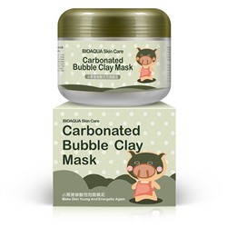 Кислородная маска с глиной Bioaqua Carbonated Bubble Clay Mask 100g