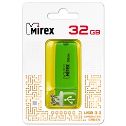 USB 3.0 Flash накопитель 32GB Mirex Chromatic Green, зелёный