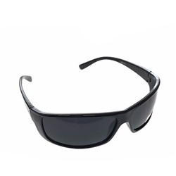 Стильные мужские очки Blumberg в чёрной оправе с затемнёнными линзами.