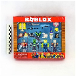 Roblox набор 4фигурки+аксессуары 7,5см (Роблокс)(коробка)(№JL18341)