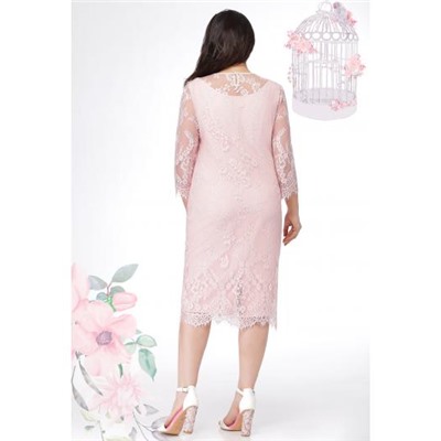 Платье Lenata 11907 розовый