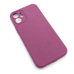 Чехол iPhone 12 Mini Silicone Case (Full Camera/No Logo) №23 Фиолетовый