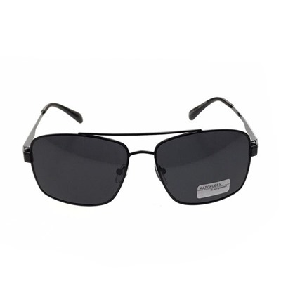 Классические мужские очки Hrom в чёрной оправе с чёрными линзами.