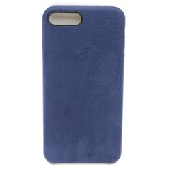 Чехол iPhone 7/8 Plus Alcantara Case в упаковке Темно-Синий